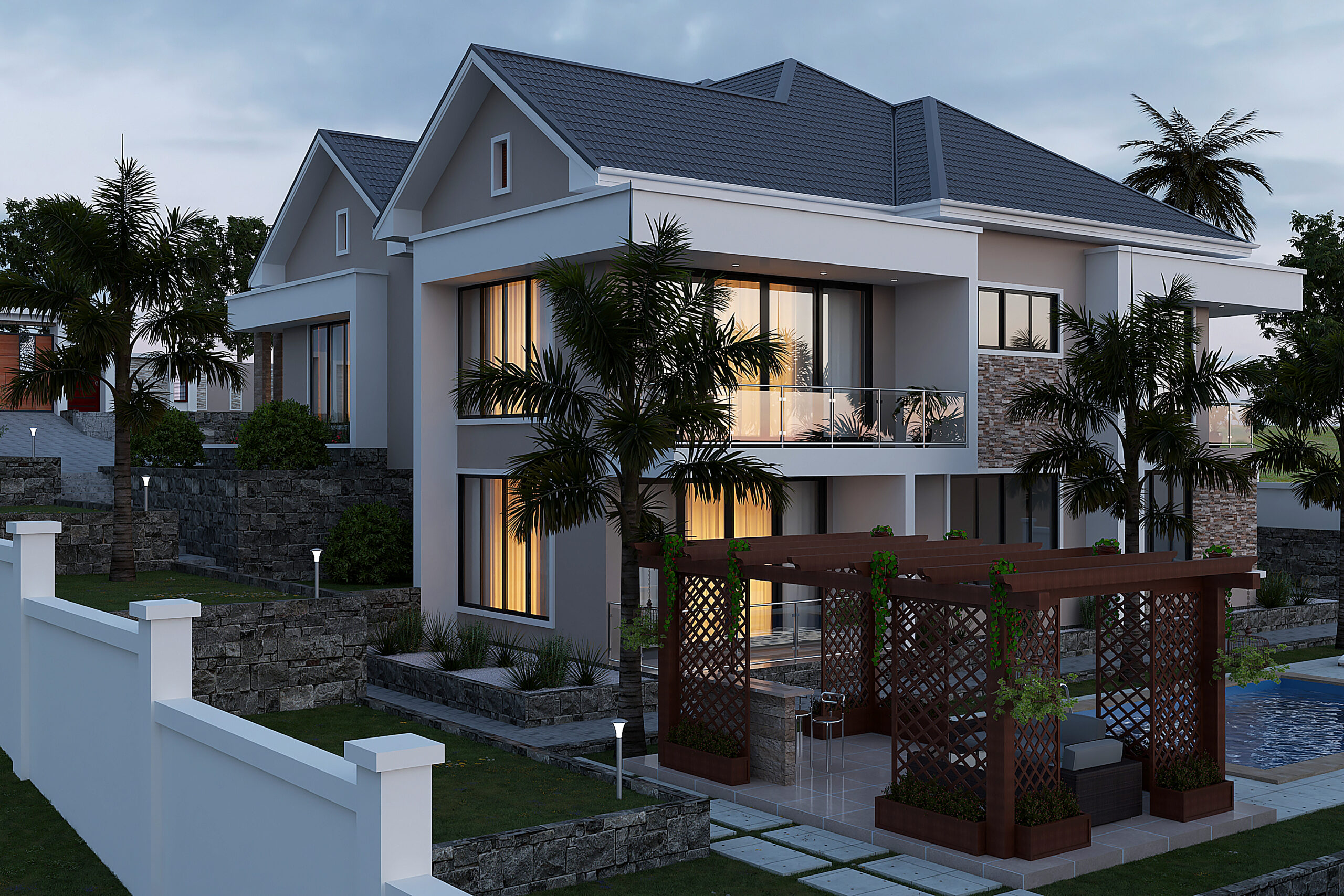 G+1 FOUR BEDROOM RESIDENTIAL HOUSE 1